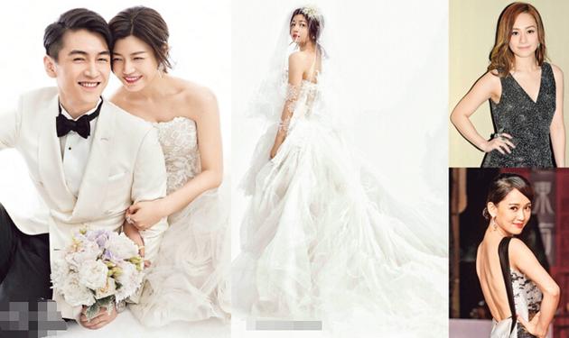 陳曉與陳妍希今天舉行婚禮，展開人生新一頁。
