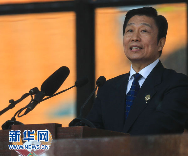 12月10日，國家副主席李源潮在南非約翰內斯堡出席南非政府為前總統(tǒng)曼德拉舉行大型官方追悼活動并致辭。