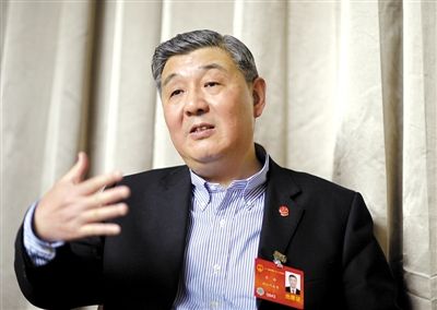 今年全國兩會(huì)期間，全國人大代表、浙江高院院長齊奇接受記者采訪。新京報(bào)記者 陳杰 攝