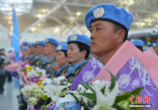 資料圖：維和部隊官兵。