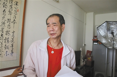 嫖娼事件后，區(qū)少坤向記者訴說委屈，他說：“這是一個圈套”。李根 攝