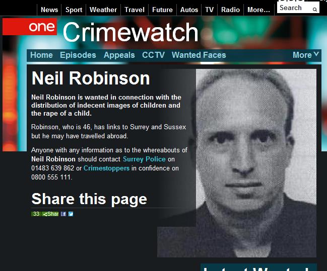 據(jù)英國廣播公司（BBC）網(wǎng)站消息，英國警方正在通緝一名涉嫌傳播淫穢兒童照片和性侵兒童的逃犯，有跡象顯示，他有可能潛伏在中國北京的國際學(xué)校當(dāng)老師。
