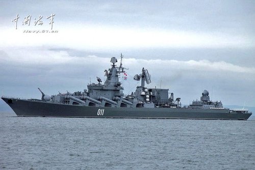 瓦良格號(hào)巡洋艦。