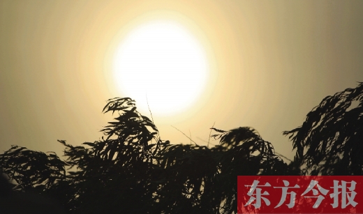 五月十四日，傍晚時(shí)分，鄭州的天空再次被沙塵遮蓋