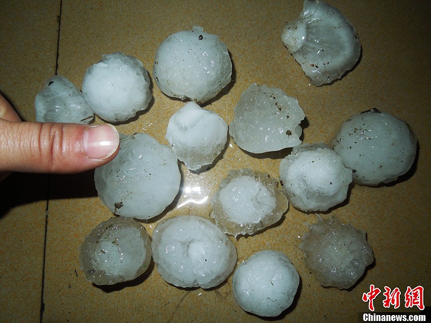 貴州省貴定縣鐵廠鄉(xiāng)遭受百年來(lái)最嚴(yán)重的冰雹災(zāi)害：造成直接經(jīng)濟(jì)損失1473萬(wàn)元
