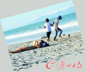 動靜皆宜的沙灘。