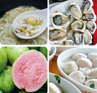 滿街可見(jiàn)新鮮的海鮮、瓜果和手打牛肉丸