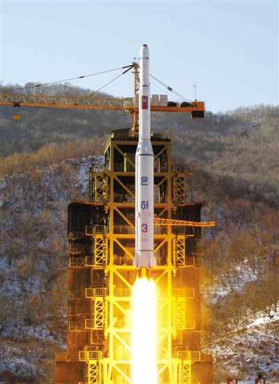 去年12月12日，朝鮮發(fā)射衛(wèi)星。