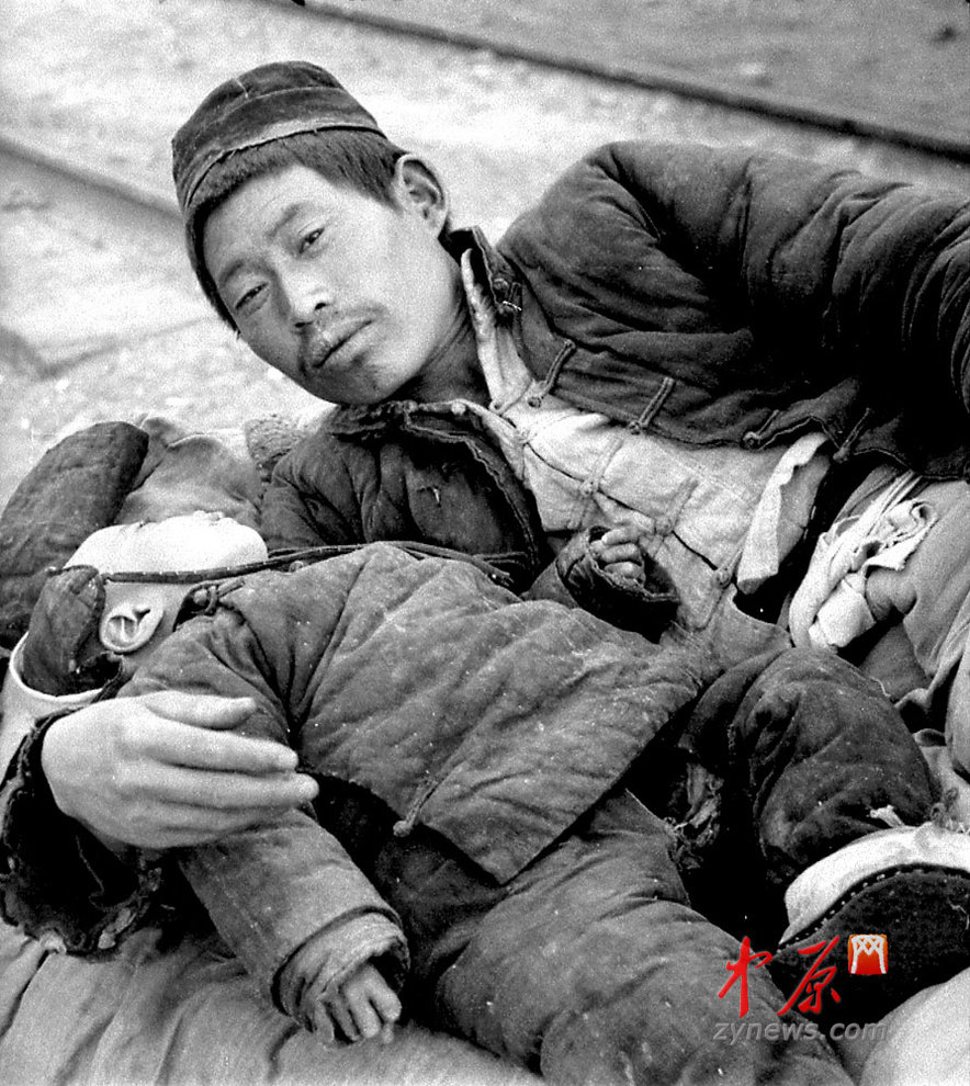 饑荒受災(zāi)者，父與子