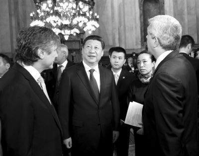 　會(huì)見阿根廷議長(zhǎng)。