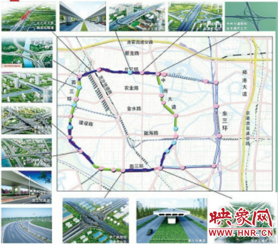 三環(huán)快速化工程方案圖。