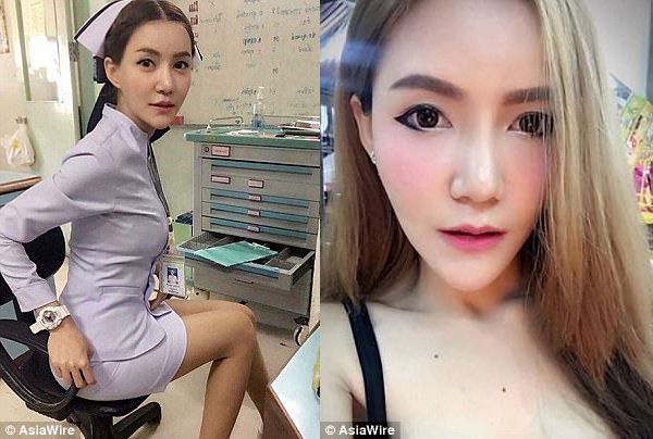泰國護士衣著過于性感撩人 遭網(wǎng)民指責(zé)被迫辭職