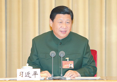 中央軍委改革工作會議11月24日至26日在京舉行。中共中央總書記、國家主席、中央軍委主席、中央軍委深化國防和軍隊改革領(lǐng)導(dǎo)小組組長習(xí)近平出席會議并發(fā)表重要講話。 新華社記者 李剛攝