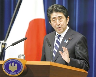  日本首相安倍晉三。