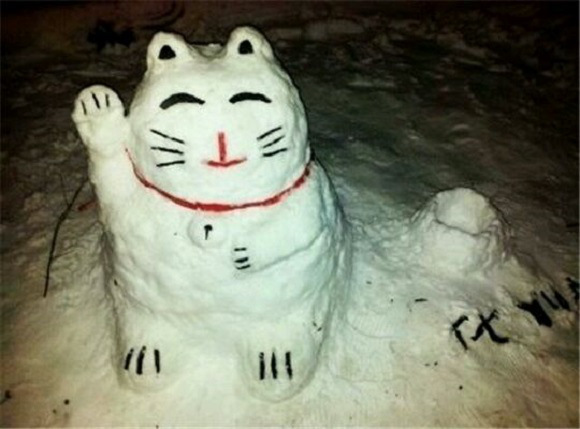 創(chuàng)意十足！日系列卡通雪人走紅