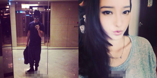 歐弟微博承認結(jié)婚曬老婆美照。