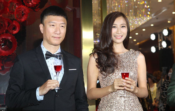 圖為孫紅雷、王駿迪夫婦。