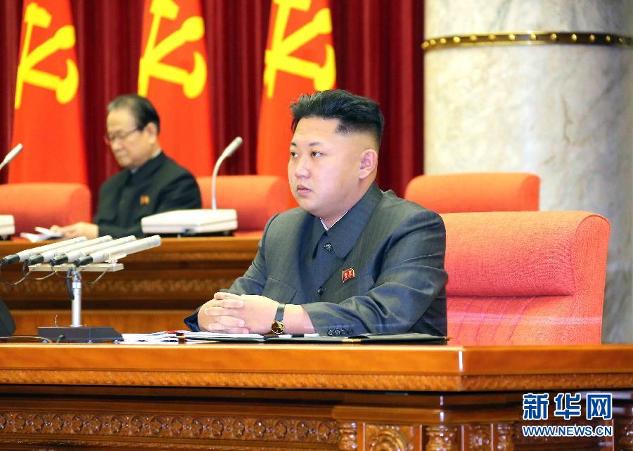 12月8日，在朝鮮平壤，朝鮮勞動(dòng)黨第一書(shū)記金正恩出席并指導(dǎo)朝鮮勞動(dòng)黨中央政治局?jǐn)U大會(huì)議。