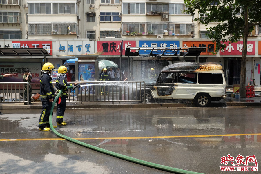 火災(zāi)現(xiàn)場(chǎng)。