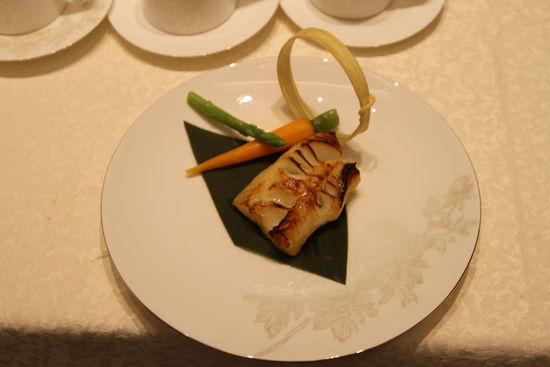 香烤銀鱈魚。 花惠生 供圖