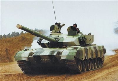 陸軍99改主戰(zhàn)坦克。