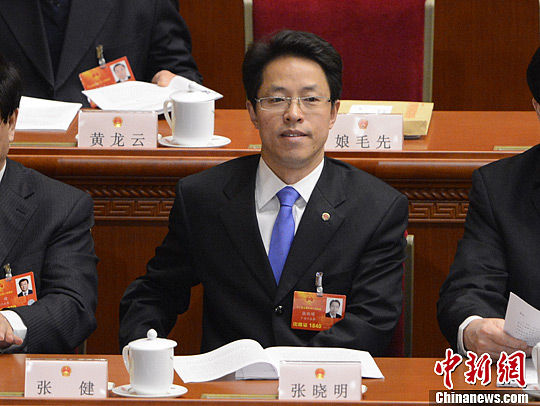 資料圖：香港中聯(lián)辦主任張曉明。中新社發(fā) 廖攀 攝