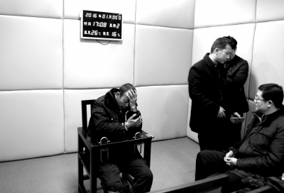 1月5日，犯罪嫌疑人馬永平在接受審訊。
