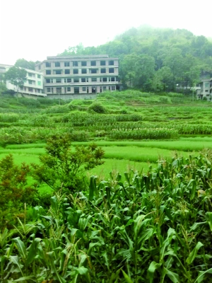 湖南新邵縣迎光鄉(xiāng)上沙溪村支書彭承雙家新蓋的房子。
