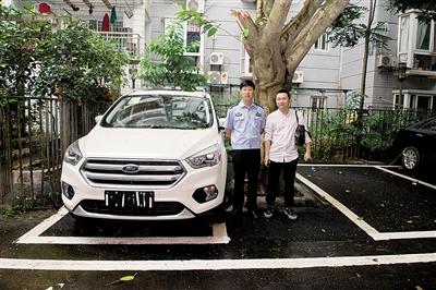 渝北警方送還追回的翼虎SUV。 渝北警方供圖