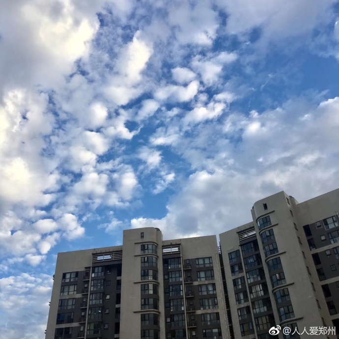 又被鄭州的藍(lán)天刷屏！隨便一拍就是手機(jī)壁紙