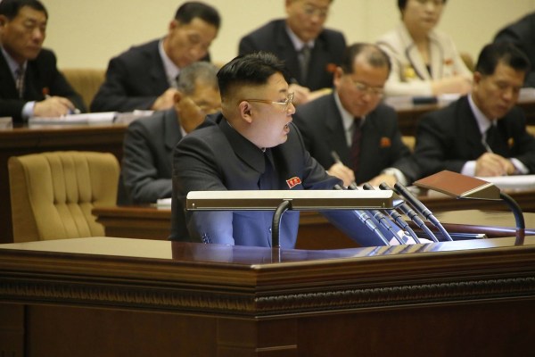 金正恩出席朝鮮勞動黨第8次思想工作者大會。