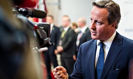 　資料圖：英國首相卡梅倫。