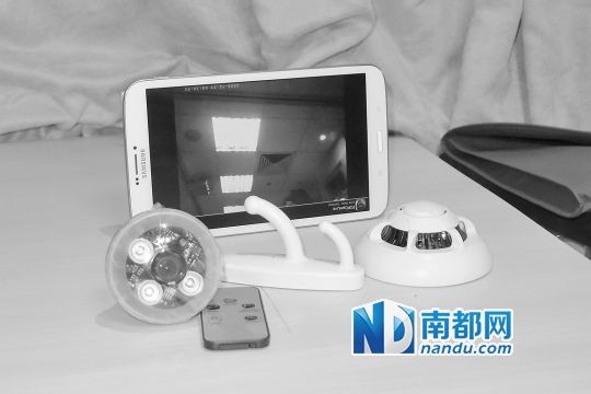 香港民建聯(lián)從市面購買到的偷拍儀器。