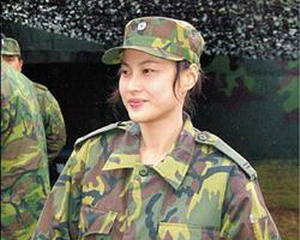 　臺灣最美女軍官。