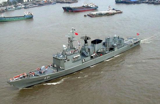 資料圖：中國為泰國建造的納萊頌恩級護衛(wèi)艦。
