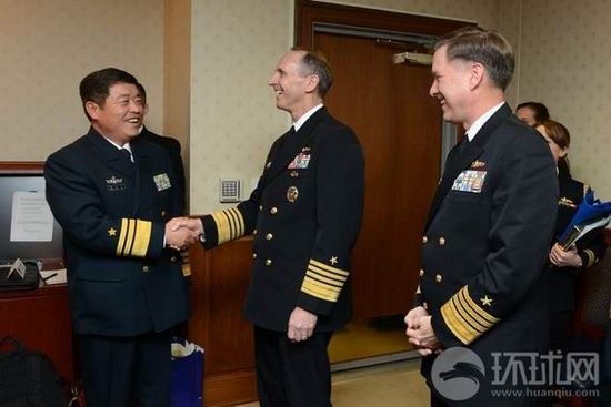 解放軍海軍副司令訪美談及環(huán)太軍演。