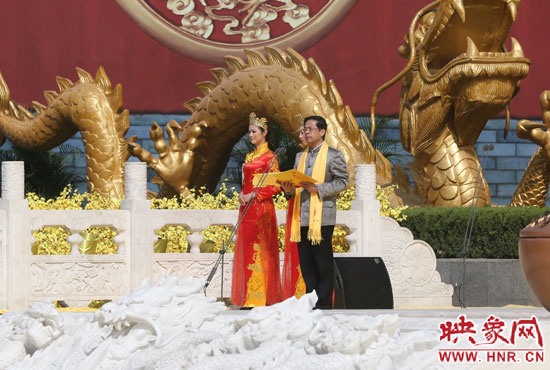 省委副書記、省政協(xié)主席葉冬松致歡迎詞。映象網(wǎng)記者 邵恰 攝