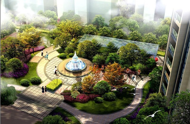 鄭州升龍?zhí)靺R廣場(chǎng)景觀(guān)圖